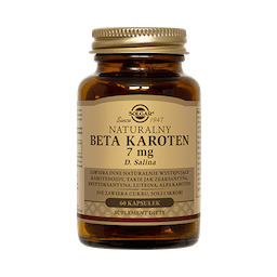 SOLGAR Naturalny Beta Karoten 7 mg - 60