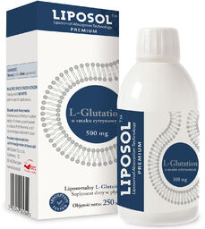 Liposol L-Glutathion 500 mg, liposomalny L-glutation, smak cytrynowy,