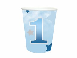 Kubeczki na roczek Gwiazdki błękitne - 250 ml