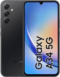 Smartfon SAMSUNG Galaxy A34 5G 6/128GB Czarny SM-A346BZKAEUE