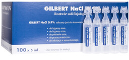 Laboratoires Gilbert Gilbert NaCl 0,9%- sól fizjologiczna 5ml