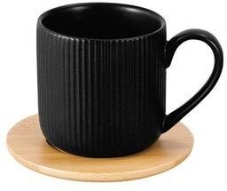 FLORINA Filiżanka ze spodkiem bambusowym Alisa 260 ml