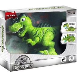 JUINSA- Dinozaur Światło i dźwięk 16 cm, Wielobarwny