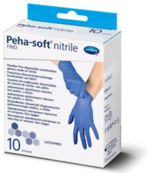 Rękawice PEHA-SOFT diagnostyczne nitrile fino S, 10szt