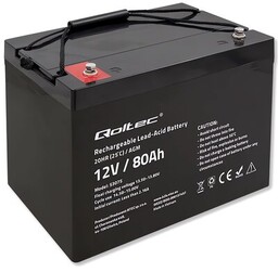 QOLTEC Akumulator 53075 80Ah 12V