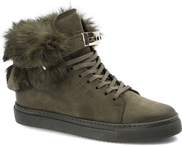 Zielone Sneakersy Carinii Wygodne Buty Damskie