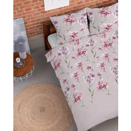 Pościel Flanela 220x200 100% Bawełna Detexpol 4953A Kwiaty