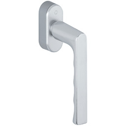 Hamburg SecuForte - Klamka okienna, kolor srebrny