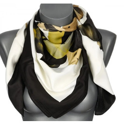 Chusta damska apaszka satynowa gawroszka ABSTRAKCJA na prezent