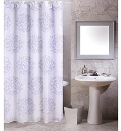 MSV zasłona prysznicowa, szara