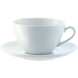 LSA Dine kubek i spodek do cappuccino zakrzywiony