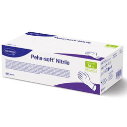 PEHA-SOFT Rękawice diagnostyczne nitrile M, 100szt.