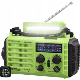 Radio sieciowo-bateryjne Fm Solarne Led budowlane przenośne