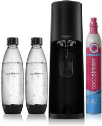 Sodastream Terra Czarny + 2 butelki + Nabój