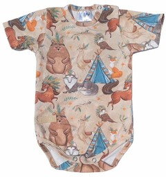 Baby in world Body niemowlęce z krótkim rękawem