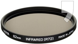 Filtr HOYA, 62 mm, Infrared, R72