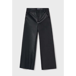 Mayoral Długie spodnie dzwony Dla Dziewczynki eco skóra