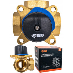 Zawór 3 Drogowy Trzydrożny Mieszający Regulacyjny 1" Cal