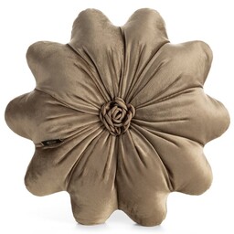 Eurofirany Poduszka dekoracyjna 40 cm Flores 5 beżowa
