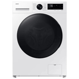 Pralko-suszarka SAMSUNG WD90HG5U34BEEO EcoBubble Biały z czarnymi drzwiami