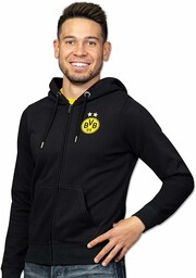 Borussia Dortmund Bluza z kapturem unisex z logo