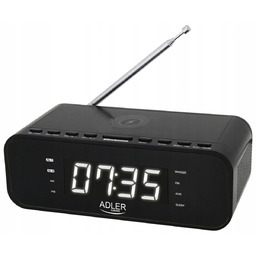 Adler Radiobudzik Ad 1192B czarny