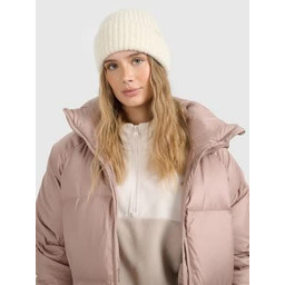 Czapka zimowa damska 4F - beżowa