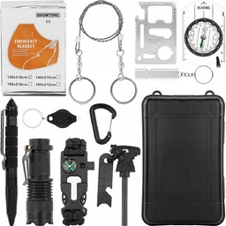 ZESTAW SURVIVALOWY PRZEŻYCIA WOJSKOWY GADŻETY NARZĘDZIA PRZETRWANIA RT02