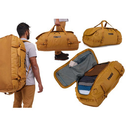 Torba Podróżna Turystyczna Plecak Thule Chasm Duffel Golden