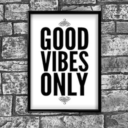 Stukk Good Vibes Only Feel Good Positivity motywacyjny