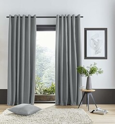 Catherine Lansfield Pinsonic Chevron Termiczne oczka, 117 x