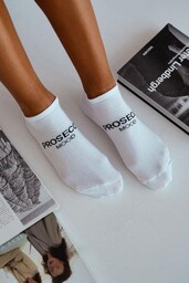 Stopki damskie bawełniane z napisem Prosecco Mood Milena