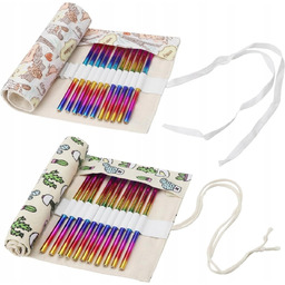 PIÓRNIK ZWIJANY ROLKA NA DŁUGOPISY PĘDZLE PŁÓTNO 36