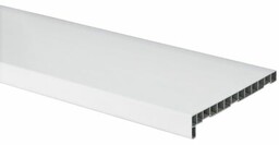 Parapet wewnętrzny PVC 25 x 126 cm biały