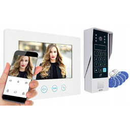 Wideodomofon Ip Videodomofon WiFi Breloki Telefon