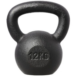 Kettlebell Żeliwny 12kg Kettle Hantel Obciążenie Odważnik