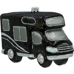 Pakamera Bombka choinkowa: Samochód kempingowy kamper: czarny