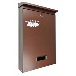 Skrzynka Pocztowa Na Listy SDG1 Format C4 Brąz
