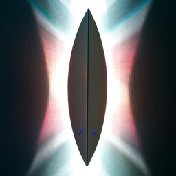 TECNOLUMEN Afrique lampa ścienna, niebieska
