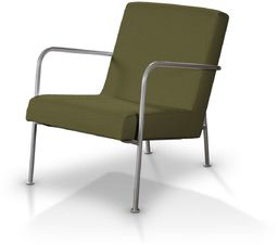 Pokrowiec na fotel Ikea PS, oliwkowa zieleń, fotel