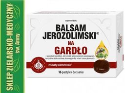 BALSAM JEROZOLIMSKI NA GARDŁO Pastylki do ssania 16