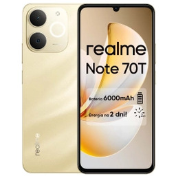 realme Note 70T 4/128GB 6,74" 90Hz 13Mpix Złoty