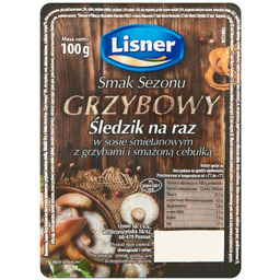 Śledź w grzybach i papryce Lis 100 g