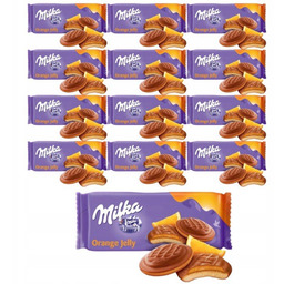 Milka Choco Jaffa Biszkopty z galaretką o smaku