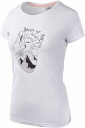 Elbrus damski T-shirt Corazon Wo''s biały White/Micro Chip