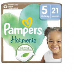 Pampers Harmonie Pieluszki rozmiar 5 11-16kg, 21 sztuk