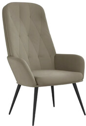 Edinos Szary pikowany fotel wypoczynkowy B0-Z92