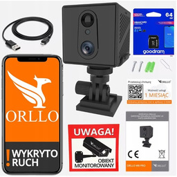 Mini Kamera Orllo W8 Pro Sim Gsm 4G