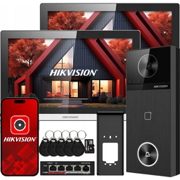 Wideodomofon Hikvision Ip PoE 2x Monitor 7" LCD