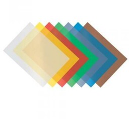 Folia okładka przeźroczysta A4 200 mic NIEBIESKA -